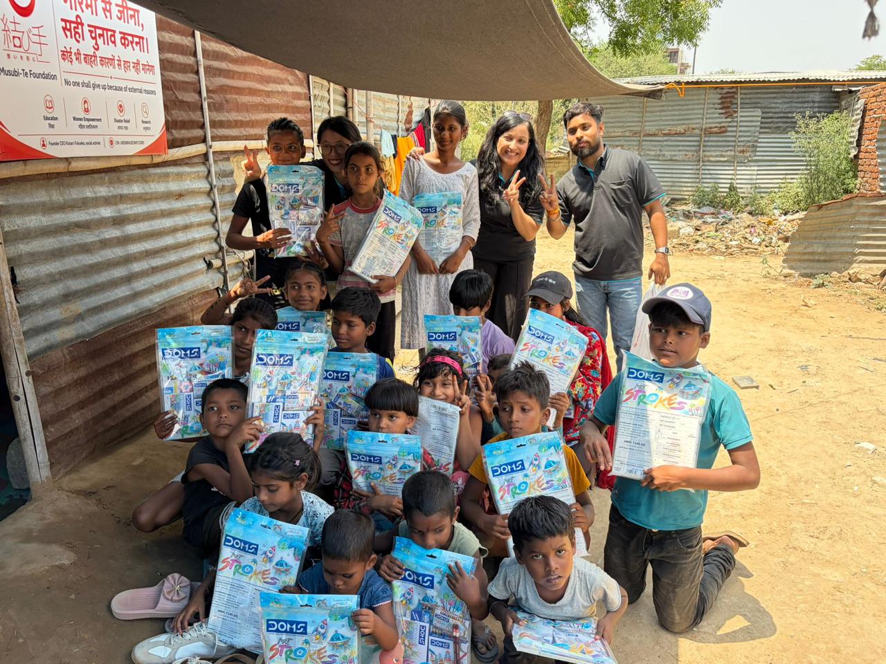 Small Hands, Big Smiles: Fuji Infinity International Preschool’s Stationery Drive with Musubi-te Foundation